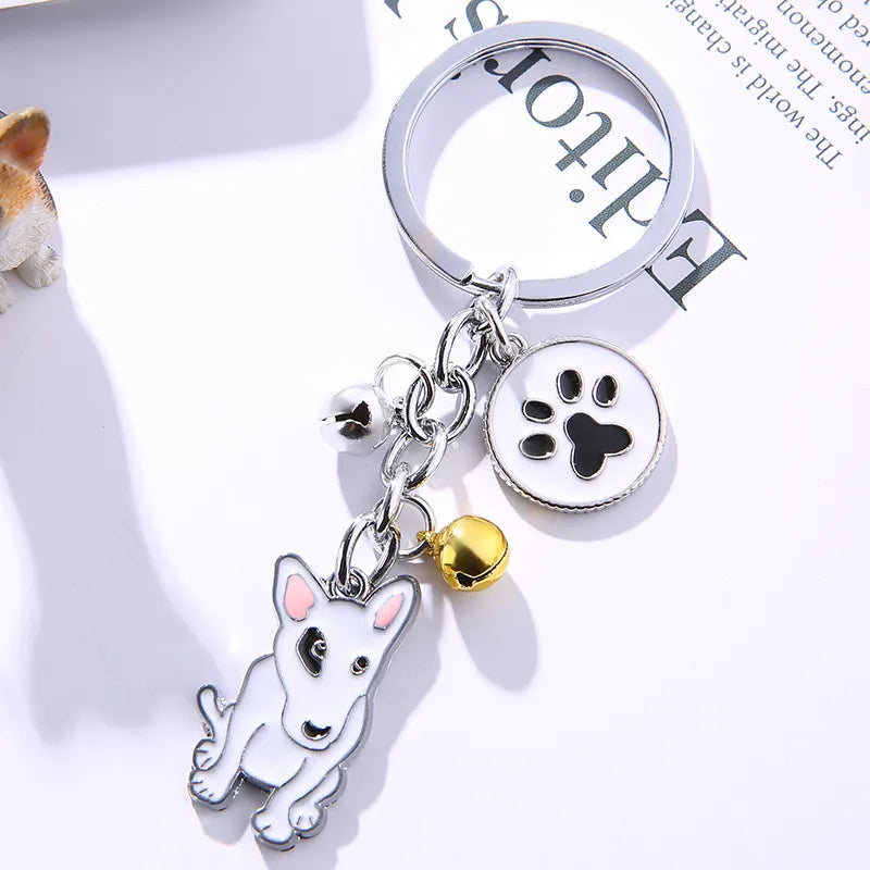 Cute Animal Metal Unisex Bag Pendant Keychain