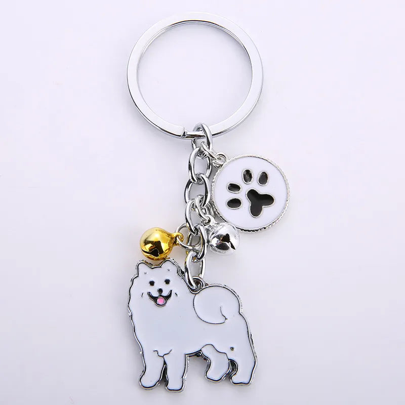 Cute Animal Metal Unisex Bag Pendant Keychain