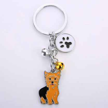 Cute Animal Metal Unisex Bag Pendant Keychain