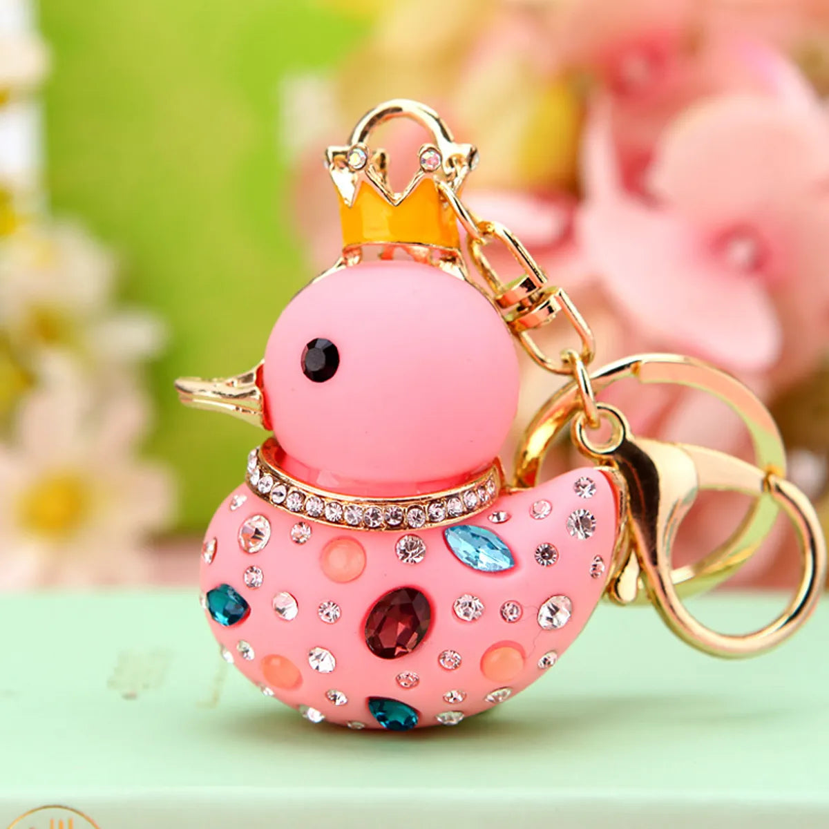 Cute Animal Metal Women'S Bag Pendant Keychain