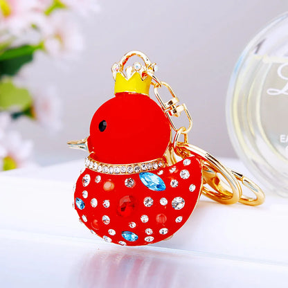 Cute Animal Metal Women'S Bag Pendant Keychain