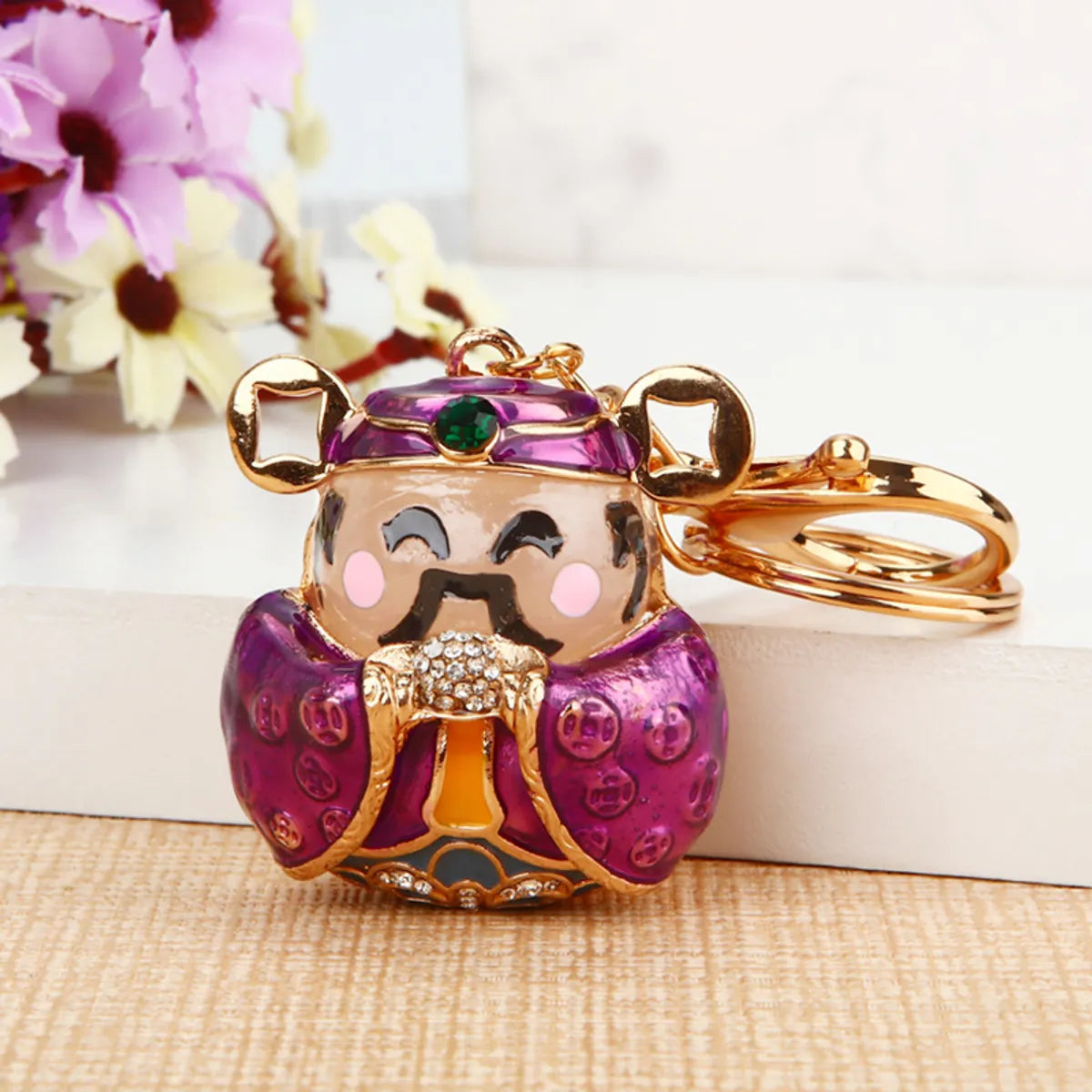 Cute Animal Metal Women'S Bag Pendant Keychain