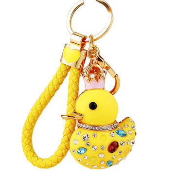 Cute Animal Metal Women'S Bag Pendant Keychain