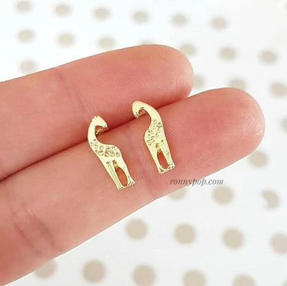 Cute Animal Pair Of Giraffe Alloy Earrings Nhcu152965