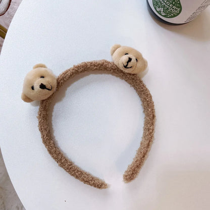 Cute Animal Plush Hair Band 1 Piece