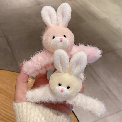 Cute Animal Plush Hair Claws 1 Piece