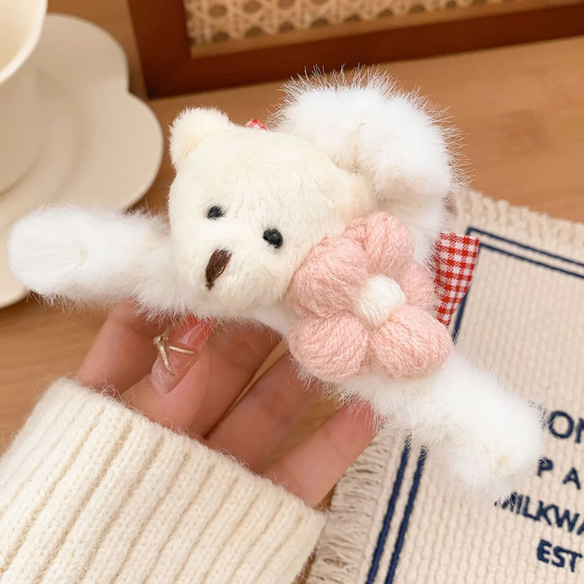 Cute Animal Plush Hair Claws 1 Piece