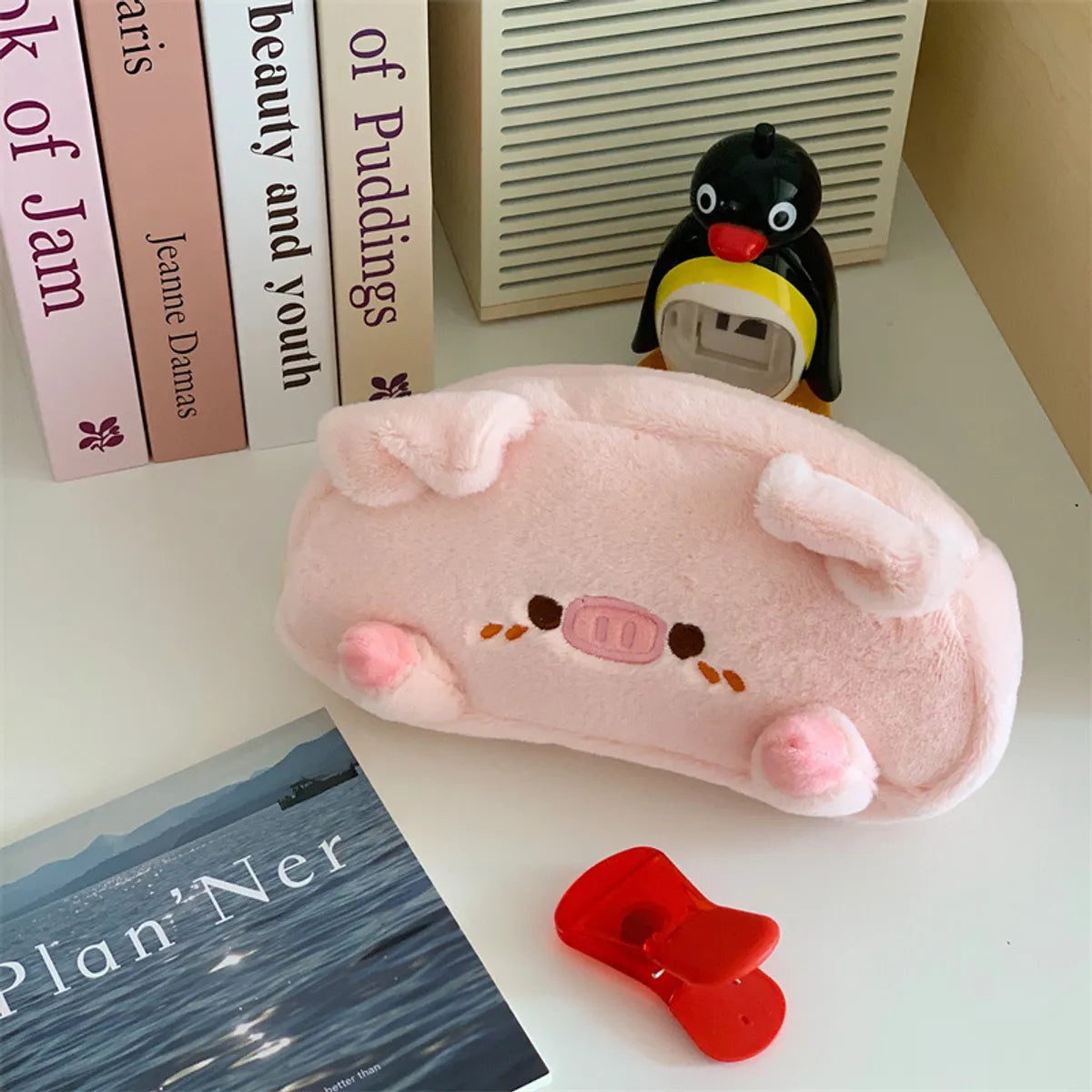 Cute Animal Plush Square Makeup Bags