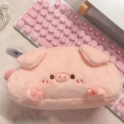 Cute Animal Plush Square Makeup Bags