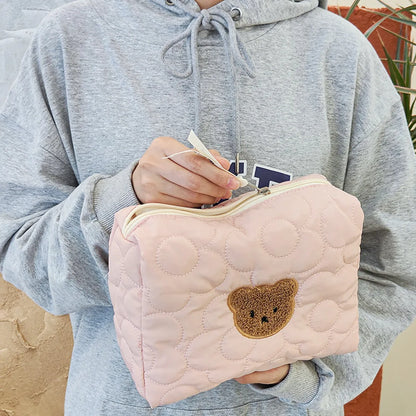 Cute Animal Polyester Square Makeup Bags