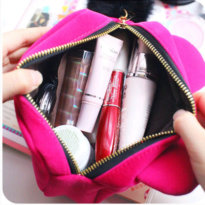 Cute Animal Polyester Square Makeup Bags