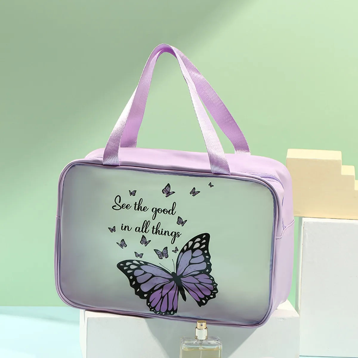 Cute Animal Pvc Pu Leather Square Makeup Bags