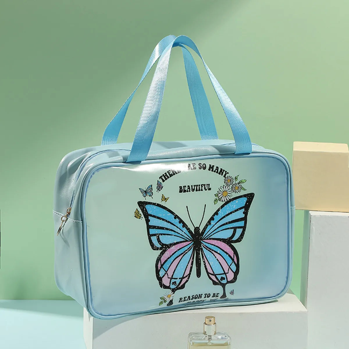 Cute Animal Pvc Pu Leather Square Makeup Bags