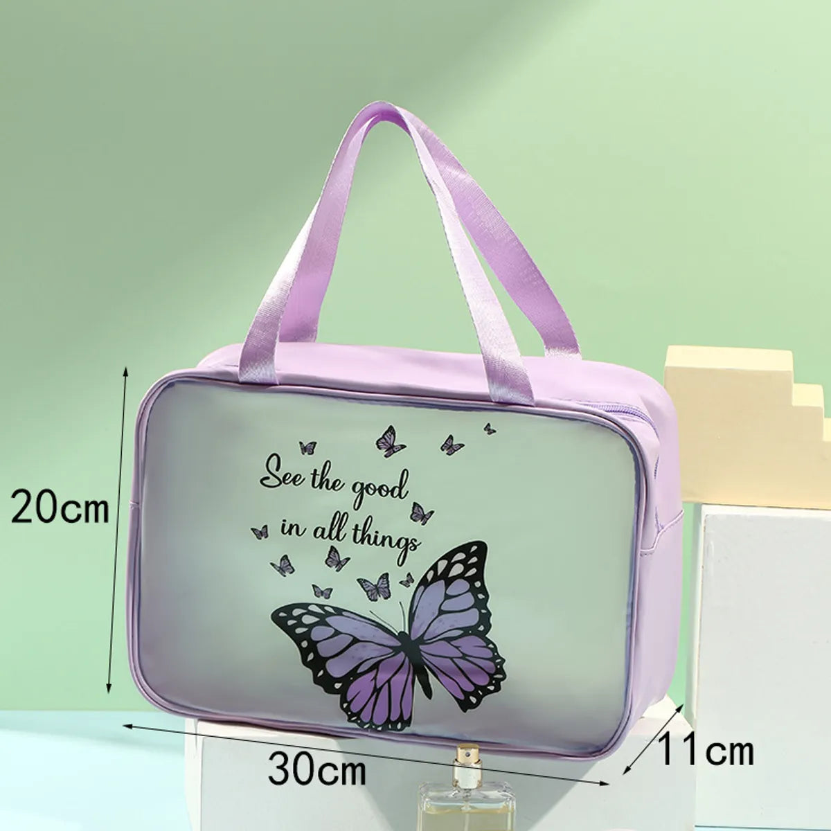 Cute Animal Pvc Pu Leather Square Makeup Bags