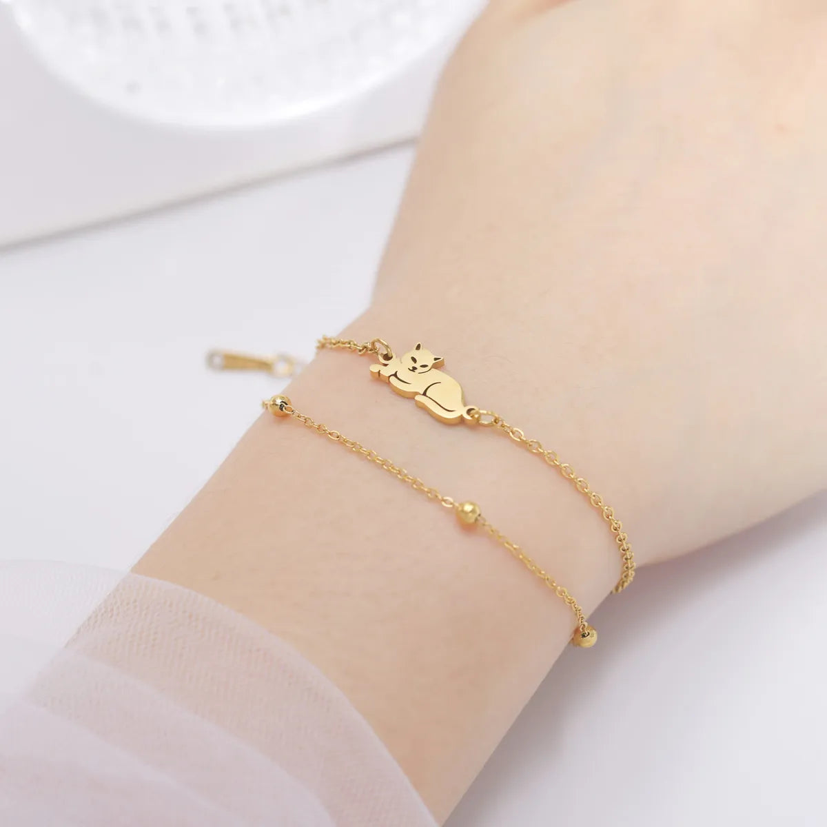 Cute Animal Stainless Steel Bracelets