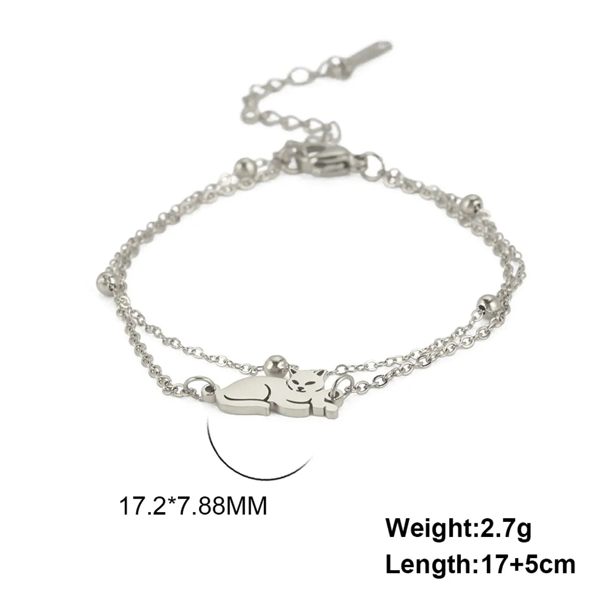 Cute Animal Stainless Steel Bracelets