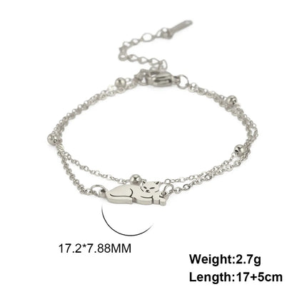 Cute Animal Stainless Steel Bracelets