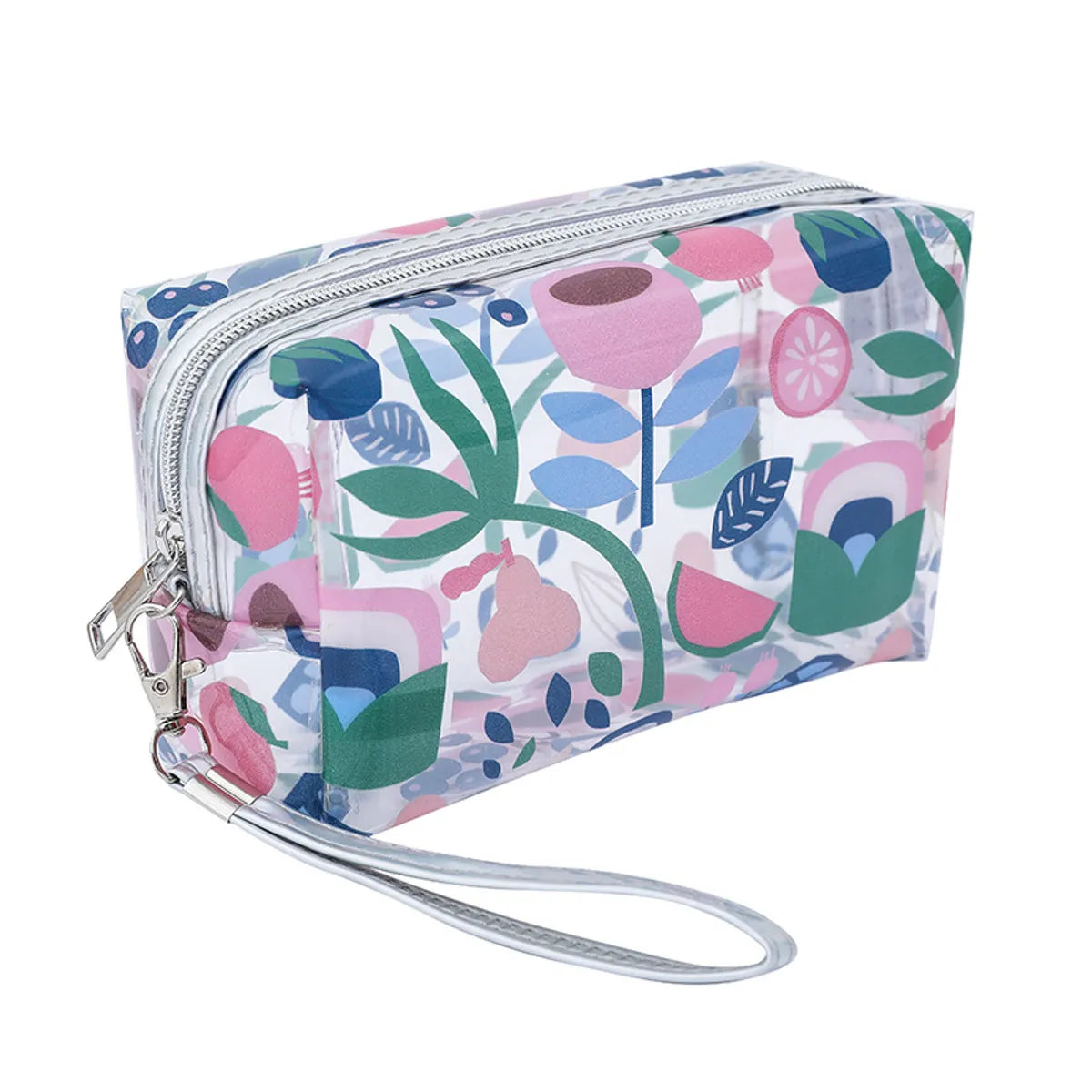 Cute Basic Fruit Pvc Square Makeup Bags