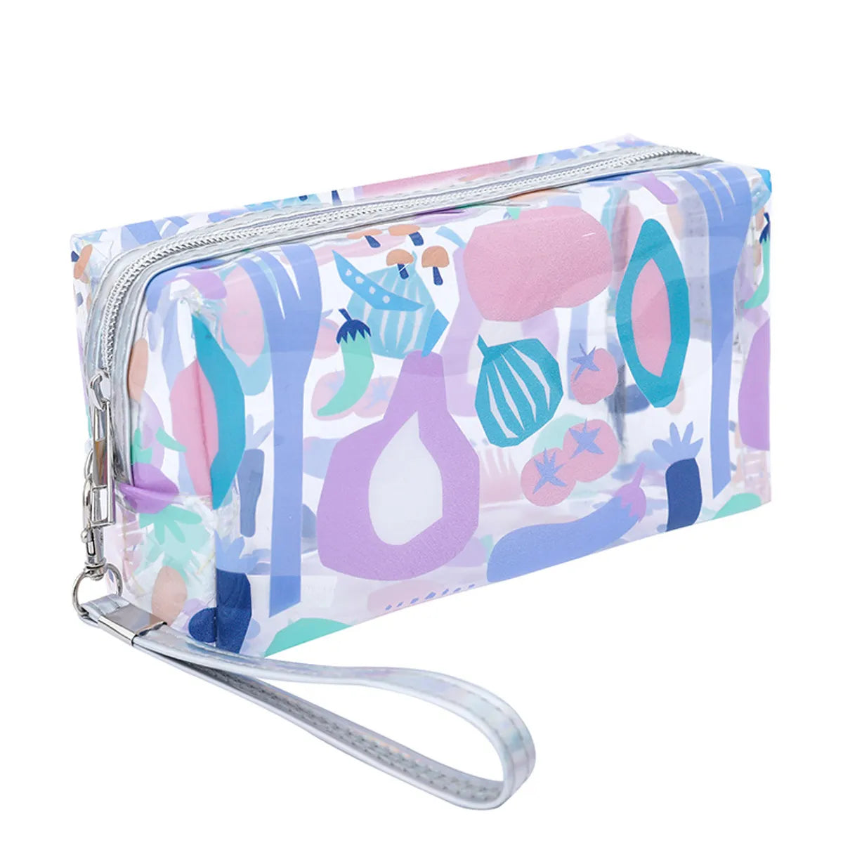 Cute Basic Fruit Pvc Square Makeup Bags