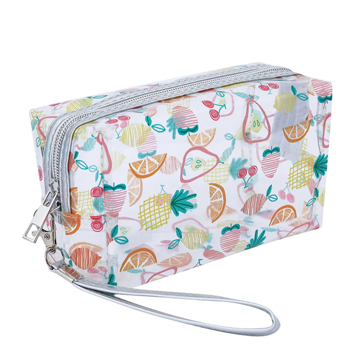 Cute Basic Fruit Pvc Square Makeup Bags