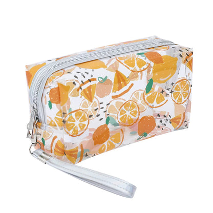 Cute Basic Fruit Pvc Square Makeup Bags