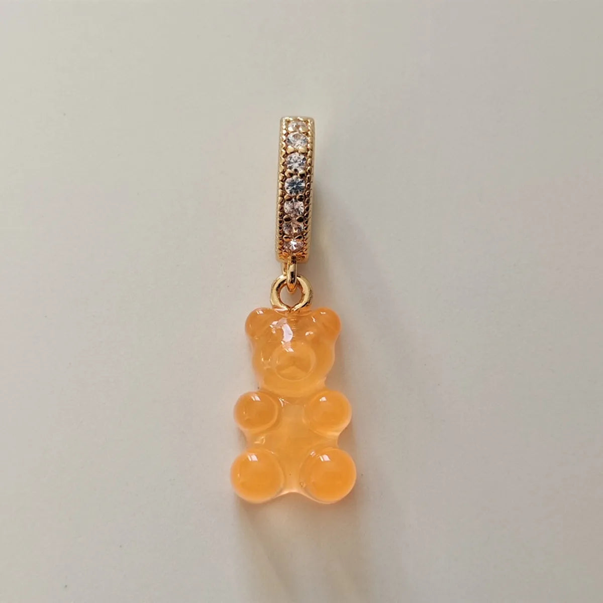 1 Piece Alloy Rhinestones Bear