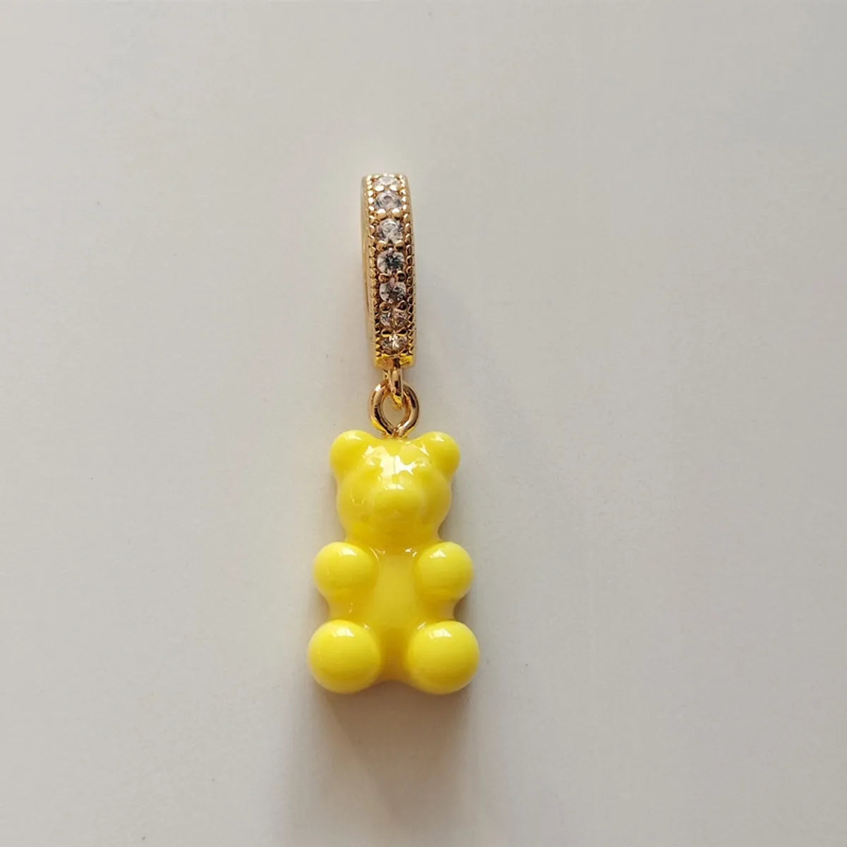 1 Piece Alloy Rhinestones Bear