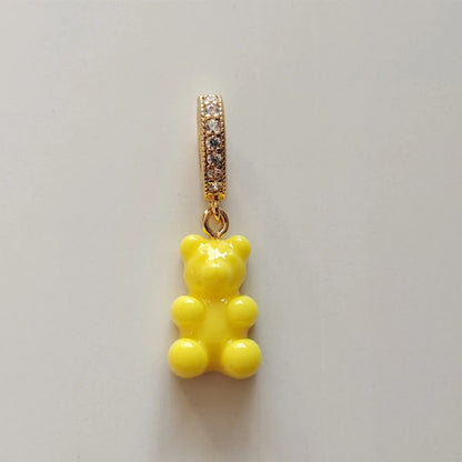 1 Piece Alloy Rhinestones Bear