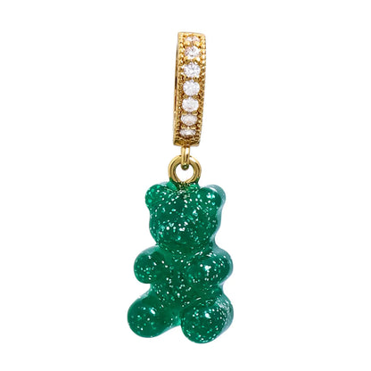 1 Piece Alloy Rhinestones Bear