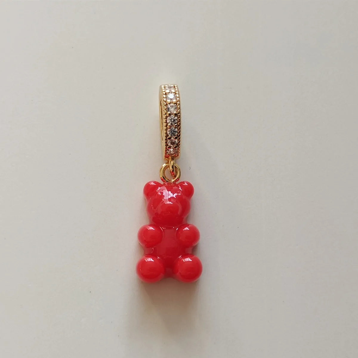 1 Piece Alloy Rhinestones Bear