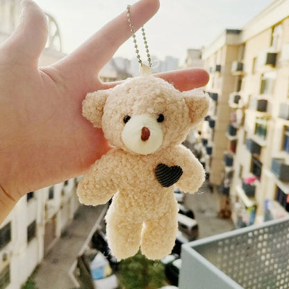 Cute Bear Pp Cotton Women'S Bag Pendant Keychain 1 Piece