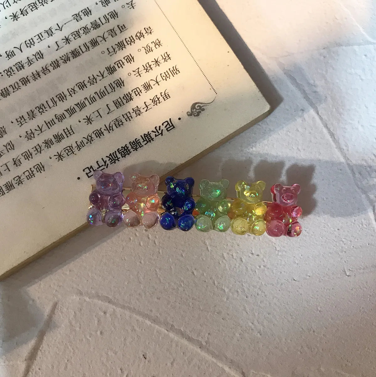 Cute Bear Synthetic Resin Hair Clip