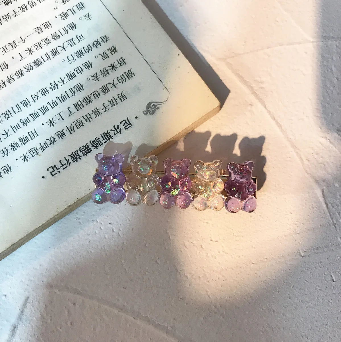 Cute Bear Synthetic Resin Hair Clip