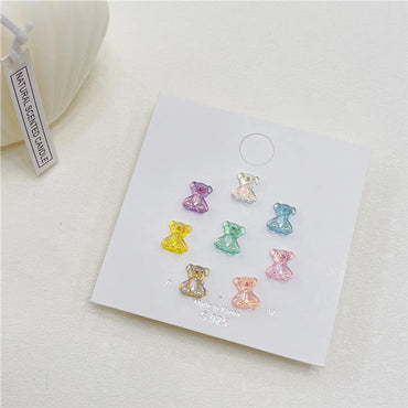 Cute Bear Synthetic Resin Women's Ear Studs 1 Pair