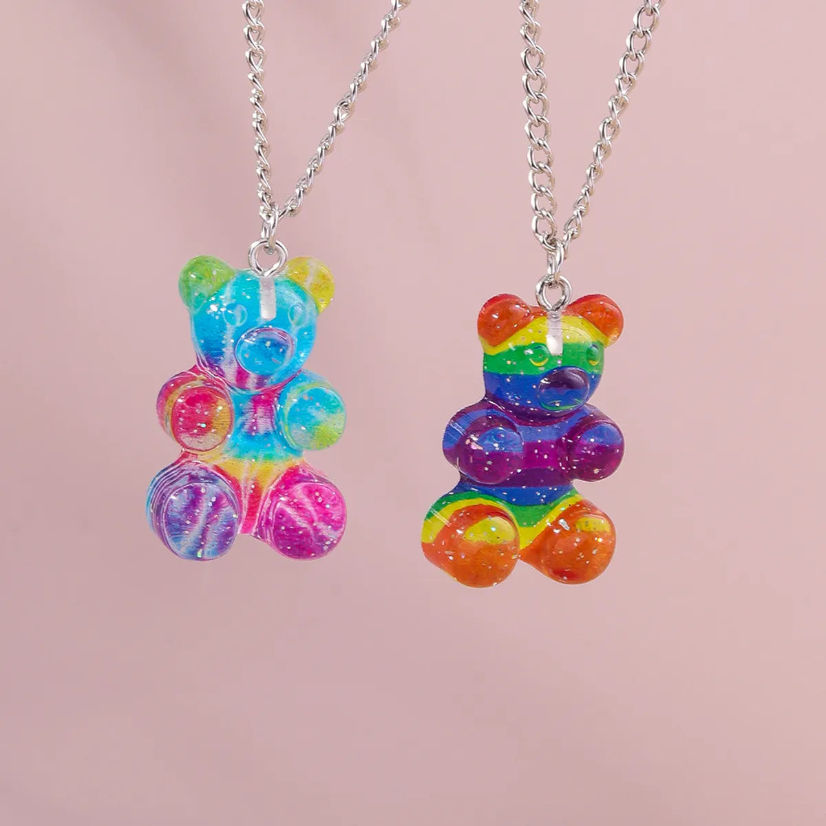 Cute Bear Zinc Alloy Wholesale Pendant Necklace