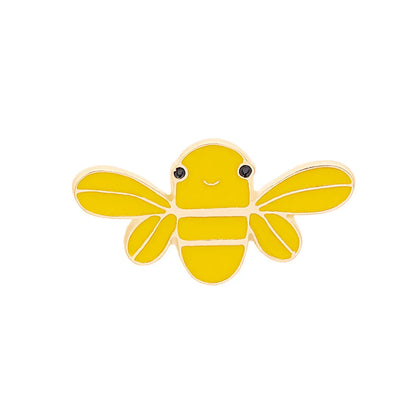 Cute Bee Alloy Metal Plating Unisex Brooches Collar Pin