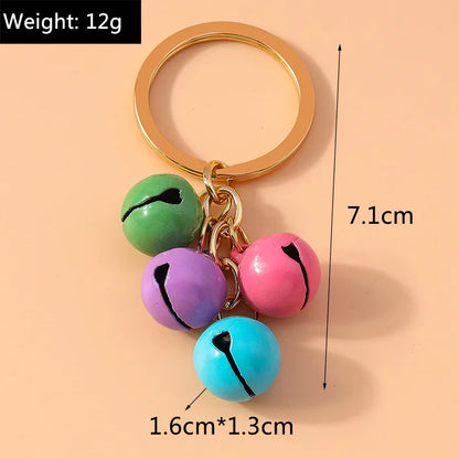 Cute Bell Alloy Keychain