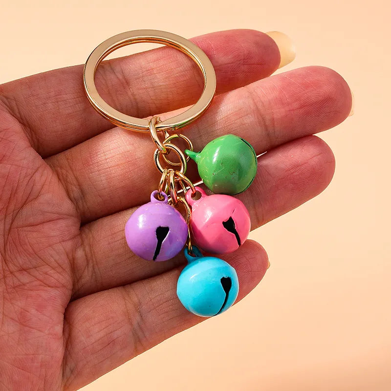 Cute Bell Alloy Keychain