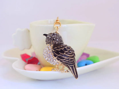 Cute Bird Alloy Women'S Keychain