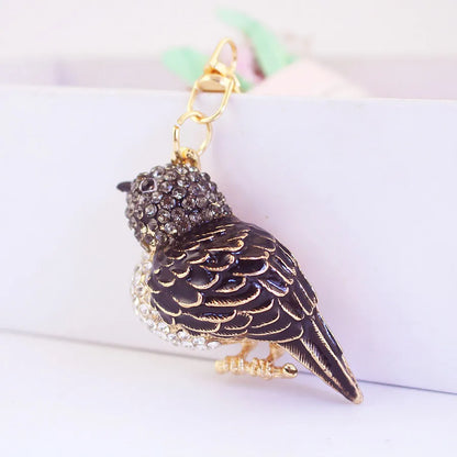 Cute Bird Alloy Women'S Keychain