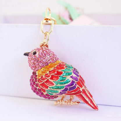 Cute Bird Alloy Women'S Keychain