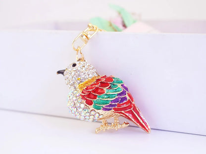 Cute Bird Alloy Women'S Keychain