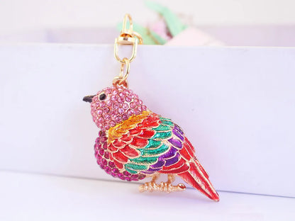 Cute Bird Alloy Women'S Keychain