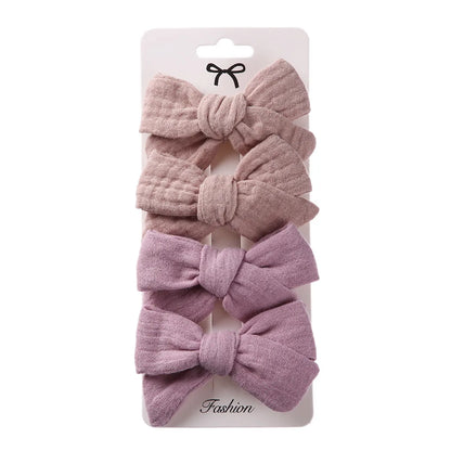 Cute Bow Knot Cloth Handmade Hair Clip