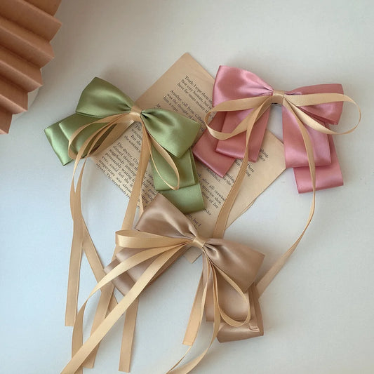 Cute Bow Knot Flannel Hair Clip