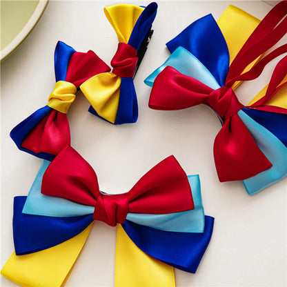 Women'S Cute Bow Knot Satin Hair Clip