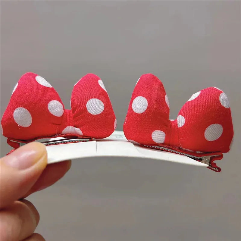 Cute Bow Knot Yarn Hair Clip