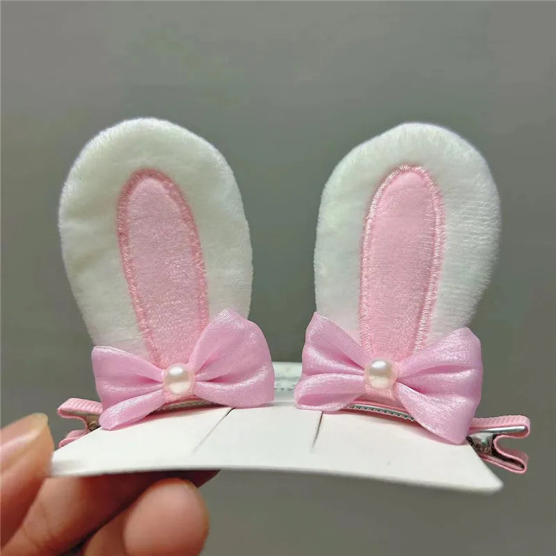 Cute Bow Knot Yarn Hair Clip