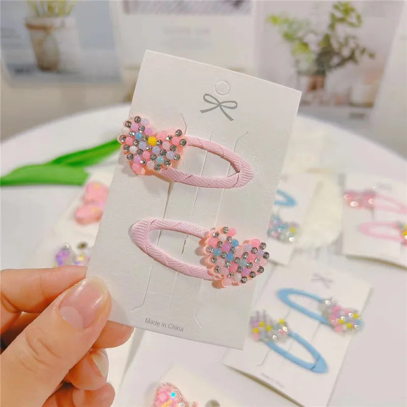 Cute Butterfly Imitation Pearl Hair Clip Hair Band