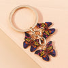 Cute Butterfly Metal Women'S Bag Pendant Keychain